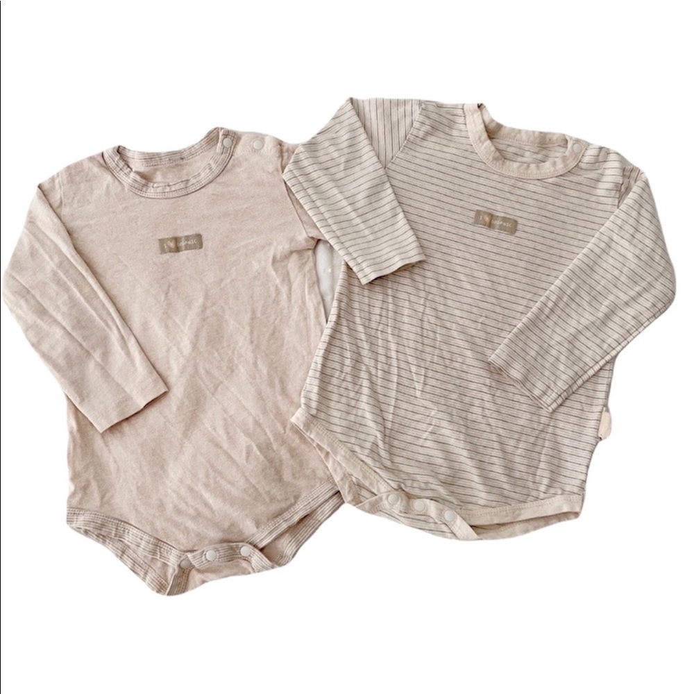 Natures Purest Infant Bodysuits, Set of 2
